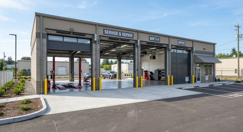 Commercial Garage Construction in Conroe, TX