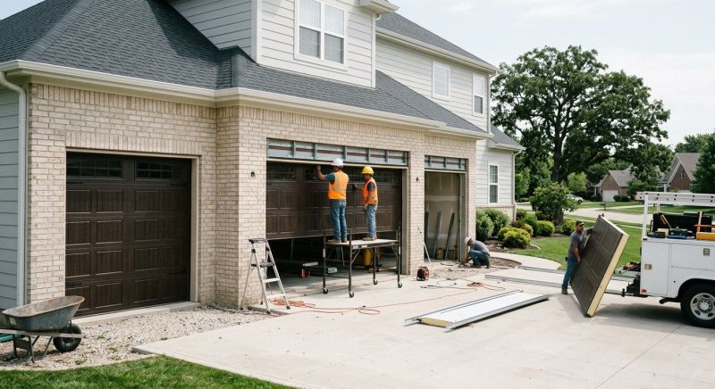 Four Car Garage Installation in North Charleston, SC