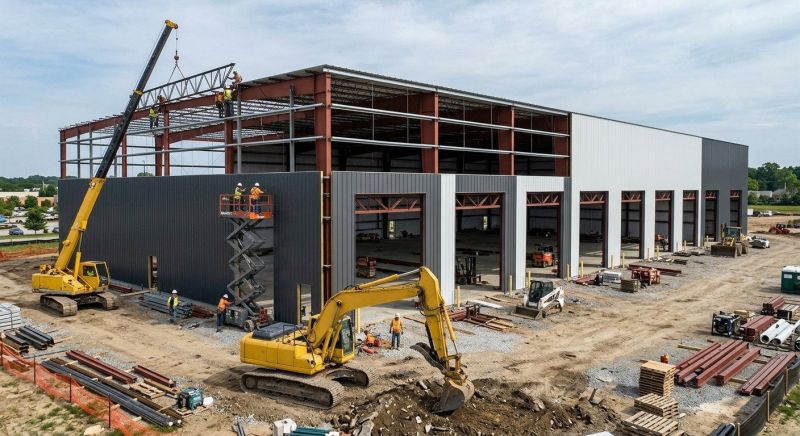 Industrial Garage Construction in Conroe, TX