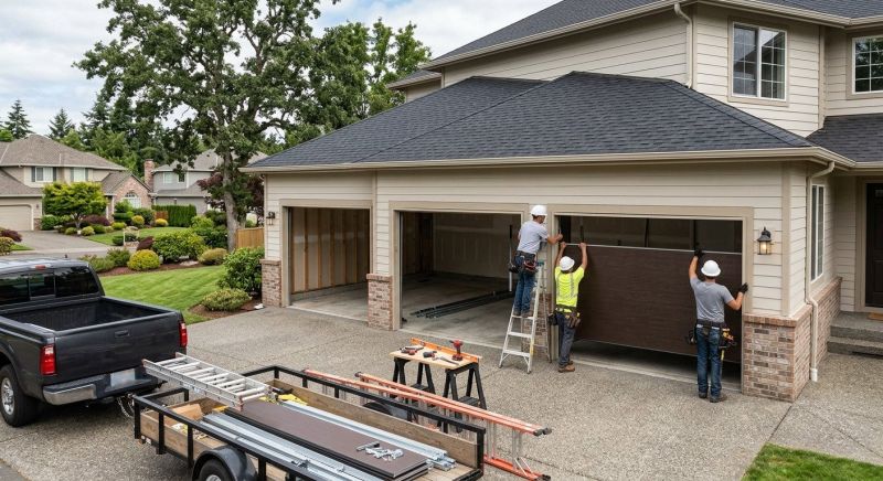 Three Car Garage Installation in Houston, TX