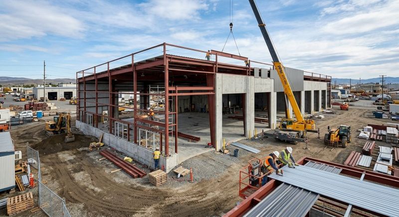 Commercial Garage Construction in Pearland, TX