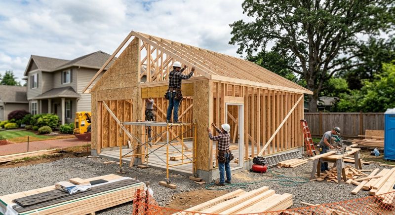 Detached Garage Construction in Pearland, TX