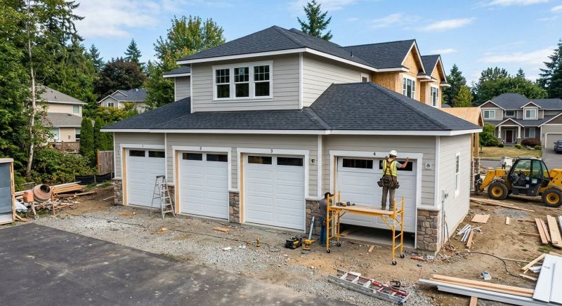 Four Car Garage Installation in Katy, TX