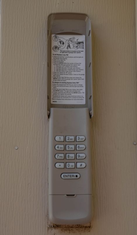 Garage Door Keypad Service in Loudoun County, VA