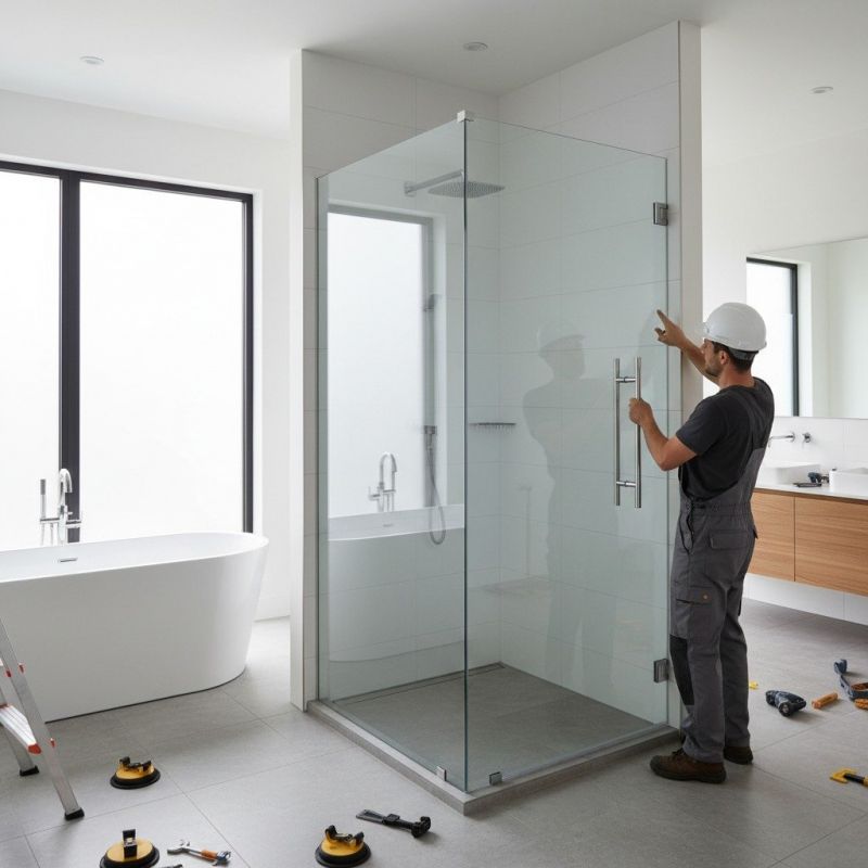 Glass Shower Door Installation in Denver County, CO