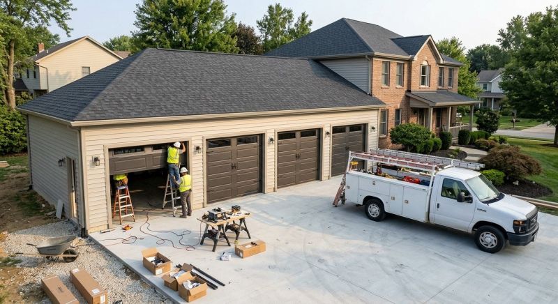 Three Car Garage Installation in Houston, TX