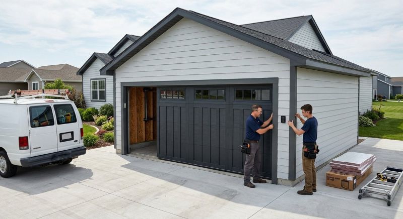 Three Car Garage Installation in North Charleston, SC