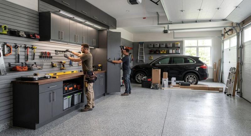 Three Car Garage Installation in North Charleston, SC